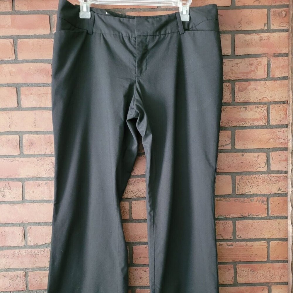 Mossimo Size 12 Stretch Dress Pants Black Business Casual